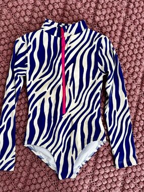 Mini Boden Zebra Swimsuit Size 4